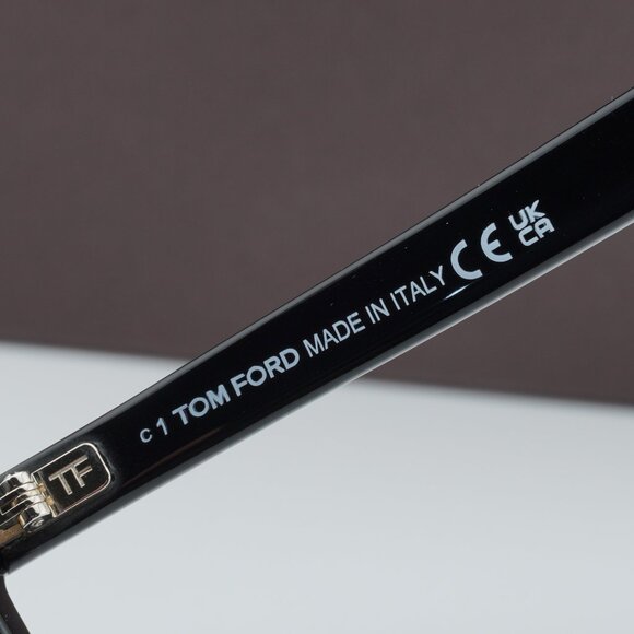 Tom Ford Raffa FT1100 01A Round Sunglasses - Black/Smoke - Picture 11 of 11